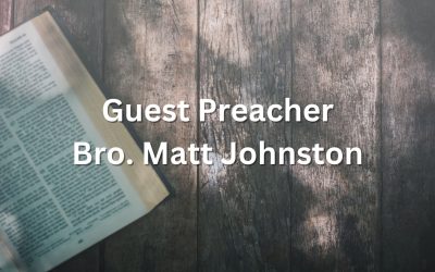 Matt Johnston Sermon – 2023