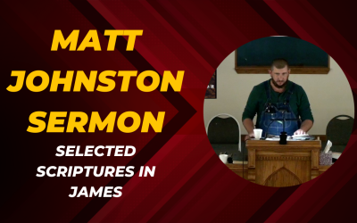 Matt Johnston Sermon November 19th