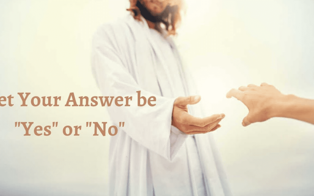 LET YOUR ANSWER BE “YES” OR “NO