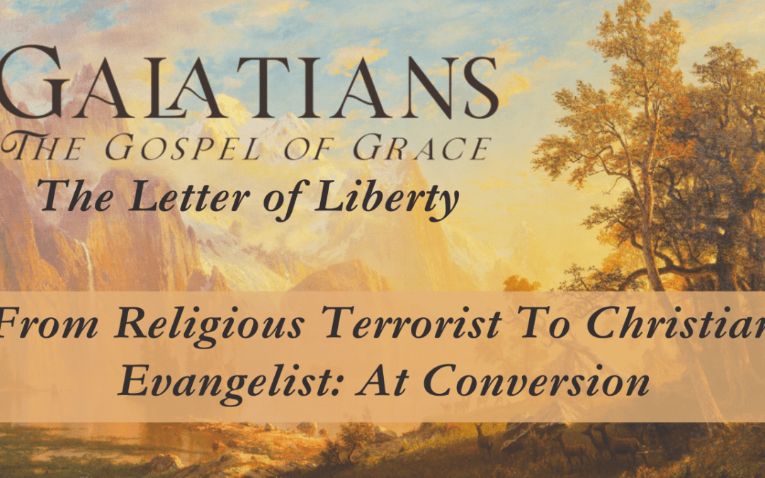 From Religious Terrorist To Christian Evangelist: At Conversion
