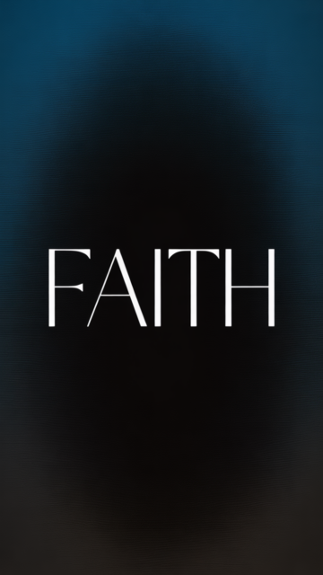 Faith Dark Minimalist Phone Wallpaper V1 - Free Christian Wallpaper