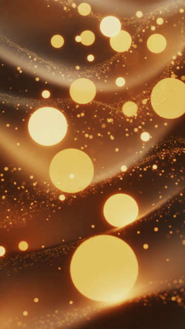 Golden Bokeh Abstract Christian Phone Wallpaper V2 - Free Christian Wallpaper