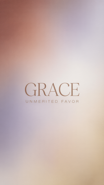 Grace Soft Phone Wallpaper Unmerited Favor V1 - Free Christian Wallpaper